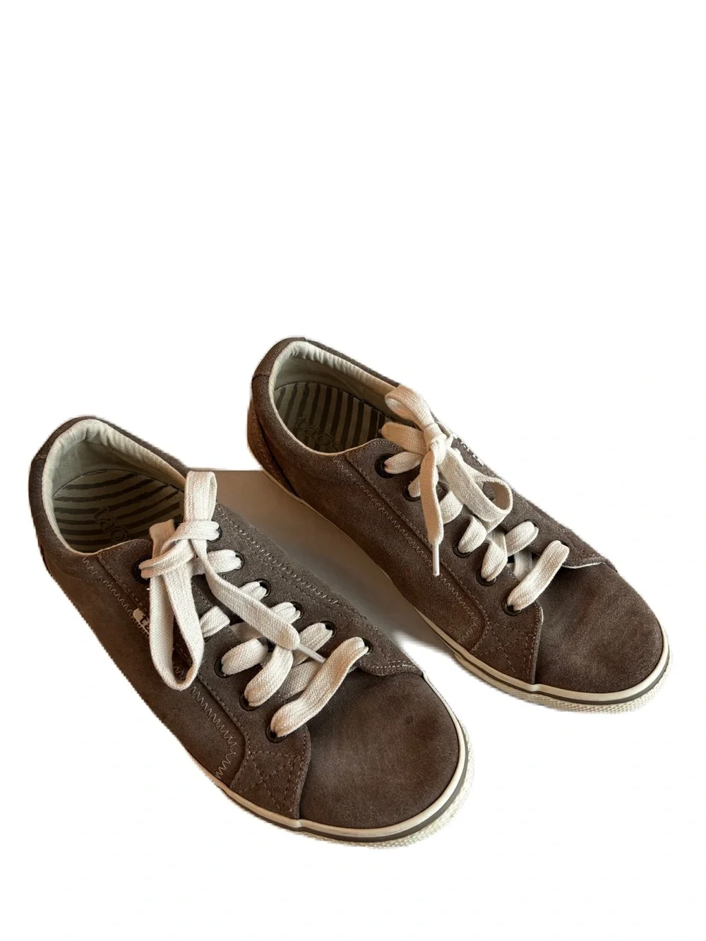 Taos Women's Retro Star Brown Suede Sneaker Size 9.5